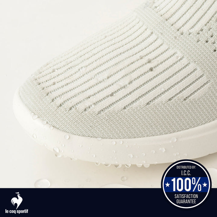 le coq sportif รองเท้าผู้หญิง รุ่น  LA RHONE  FK II สีขาว (รองเท้าผ้าใบ,แฟชั่น,สลิปออน,ผ้าใบผู้หญิง) ICCSHOPPING