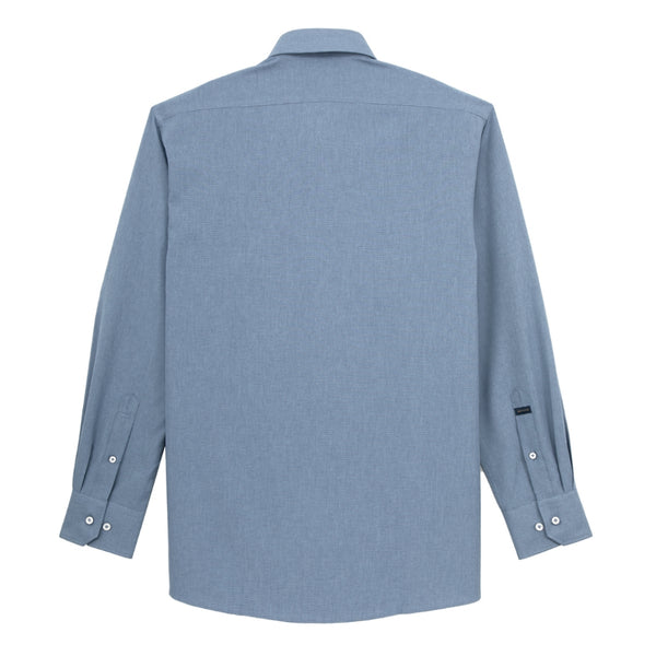 ARROW PROFREX SHIRT เบา สบาย ไม่ยับ แค่ลูบก็เรียบ - เสื้อเชิ้ต แขนยาว ทรง SMART สีกรม MACM909-NV 