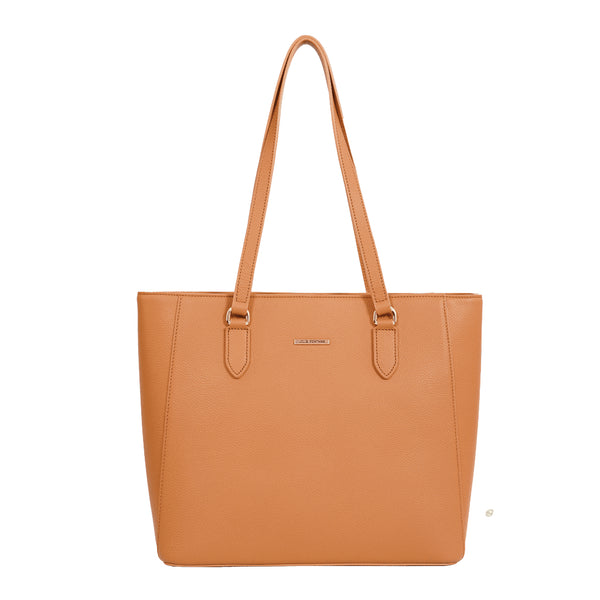 Louis Fontaine กระเป๋าสะพายไหล่ ทรง TOTE รุ่น FLARE - สีน้ำตาล 