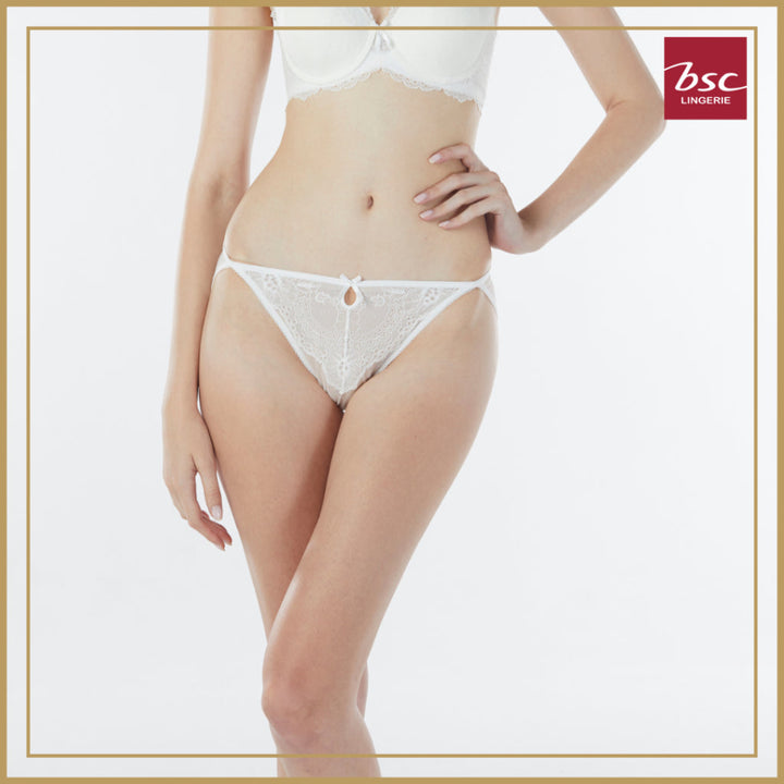 BSC Lingerie Panty กางเกงชั้นในเซ็กซี่ ลูกไม้ ซีทรู รูปเเบบ บิกินี่มีให้เลือก 4 สี - BU1618_R25