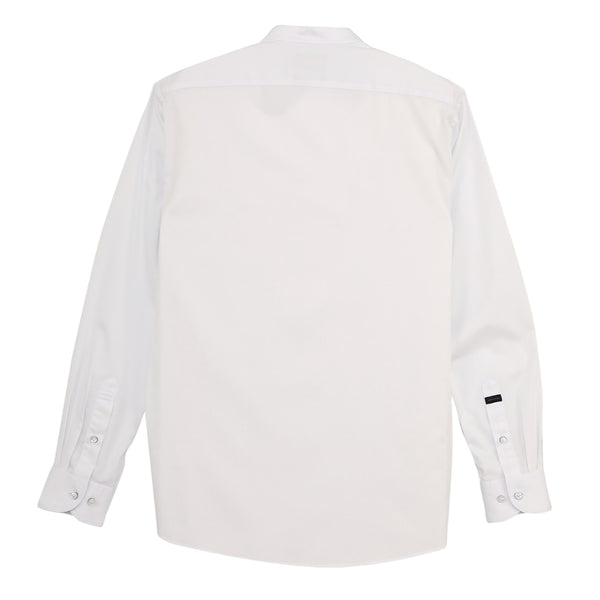 ARROW Mandarin Shirt เสื้อเชิ้ตคอจีน แขนยาว ทรง Smart สีขาว MACM806-WH 