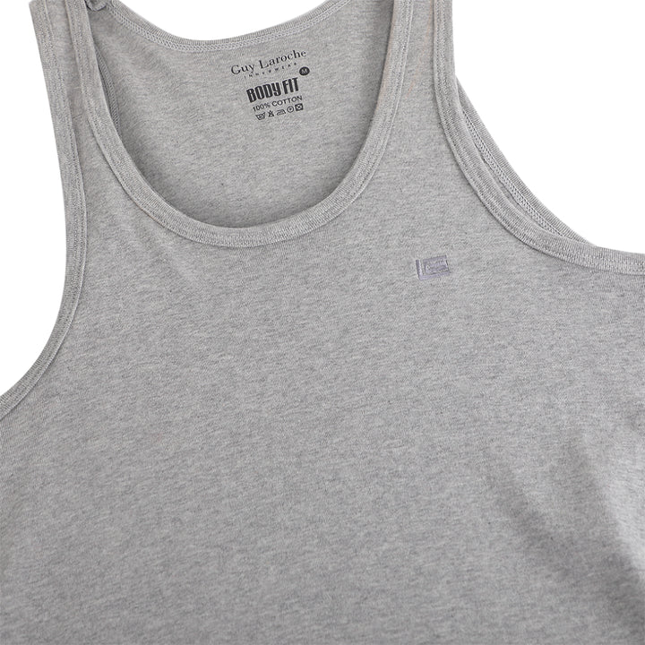 (E-tax E-Receipt) Guy Laroche เสื้อกล้ามทรง Body Fit ปัก LOGO GL ที่หน้าอก มีให้เลือก 3 สี (JVE2423R4) 