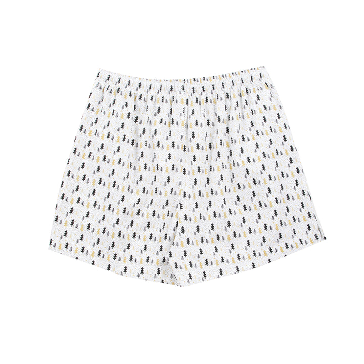Guy Laroche กางเกงขาสั้น เหนือเข่า Cotton Sateen สัมผัสนุ่ม บางเบา สวมใส่สบาย สีขาว (JPX4203W4WH) 