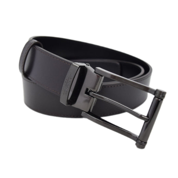 ARROW เข็มขัดผู้ชาย หัว Pin Belt (หนังวัวแท้จากอิตาลี) สีดำ รุ่น MYCB121 ICCSHOPPING