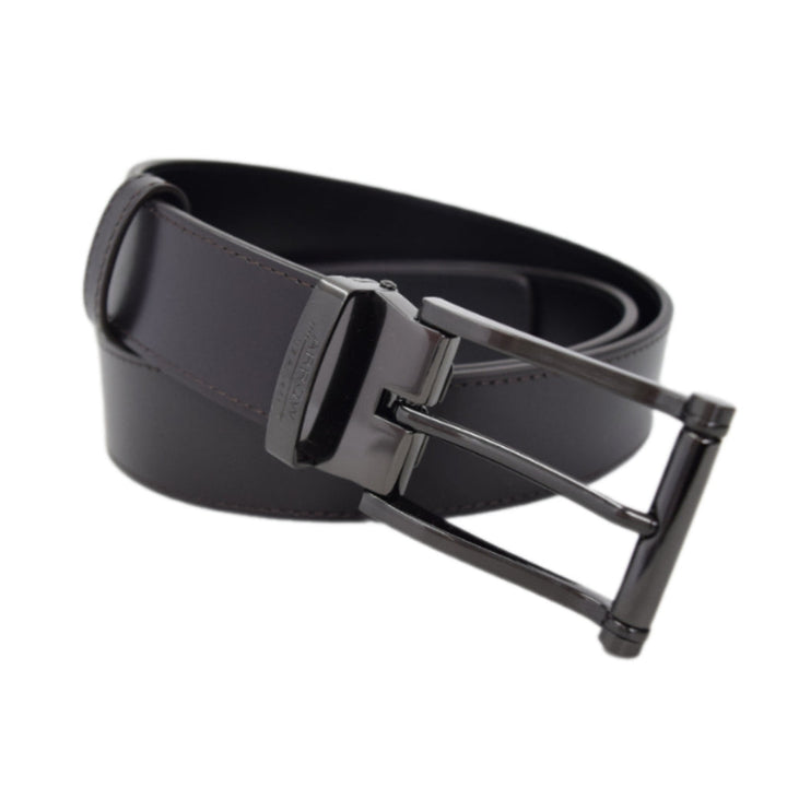 ARROW เข็มขัดผู้ชาย หัว Pin Belt (หนังวัวแท้จากอิตาลี) สีดำ รุ่น MYCB121 ICCSHOPPING