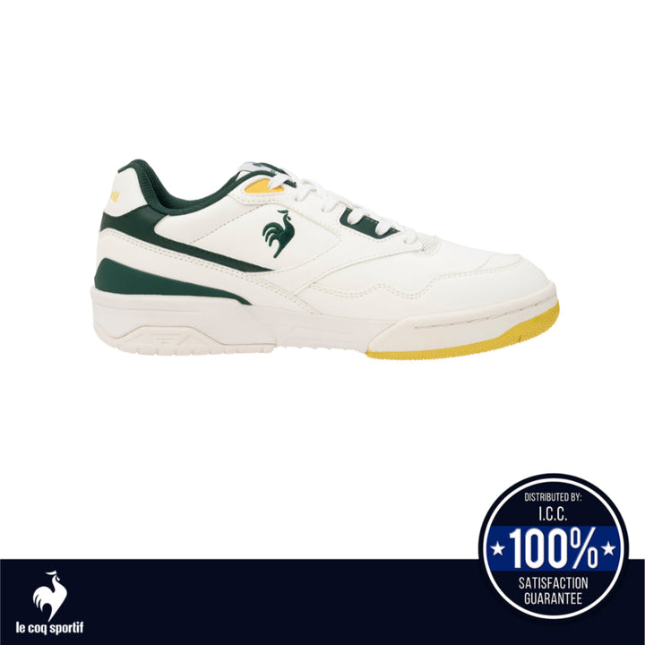le coq sportif รองเท้าชาย-หญิง รุ่น LCS T 1100 สีขาว-เขียว (รองเท้าผ้าใบ,แฟชั่น,แบบผูกเชือก, Unisex) Le Coq Sportif