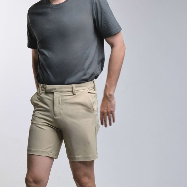 era-won กางเกงขาสั้น รุ่น Golf Trousers & Shorts สี เบจ ICCSHOPPING