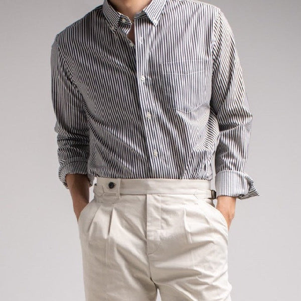 era-won Premium Quality เสื้อเชิ้ต คอปก Dress shirt  แขนยาว สี SW era-won