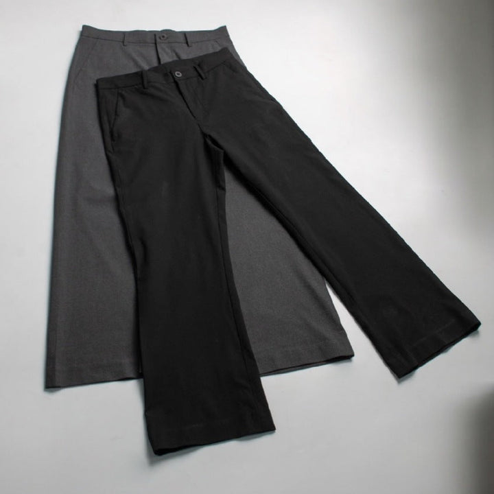 era-won กางเกงขายาว รุ่น Semi - Flare Monotone สี  Brothers Black ICCSHOPPING