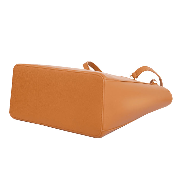 Louis Fontaine กระเป๋าสะพายไหล่ ทรง TOTE รุ่น FLARE - สีน้ำตาล 