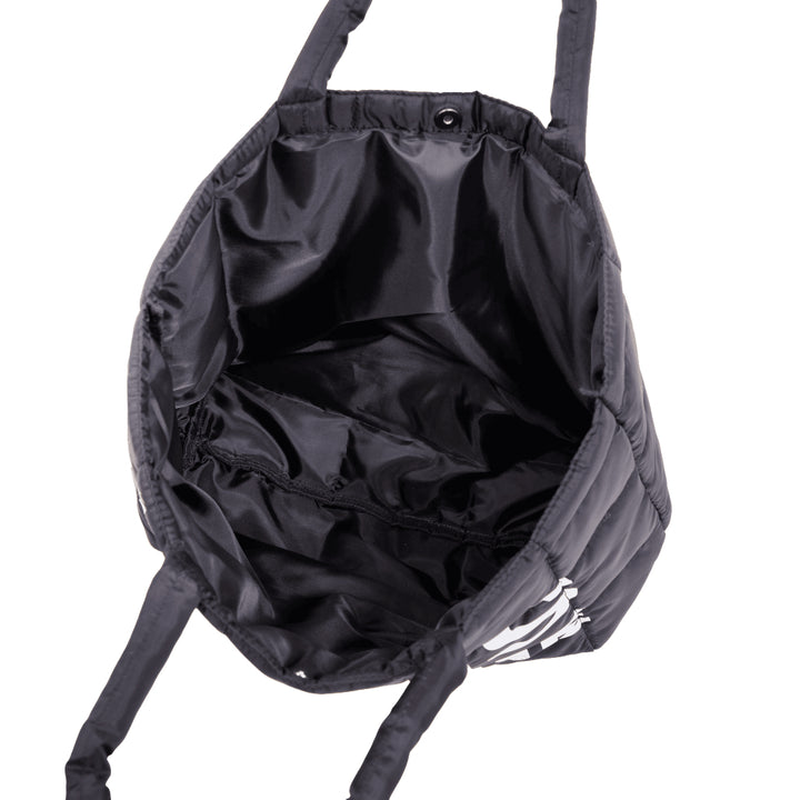 Louis Fontaine กระเป๋าทรง Tote ผ้าบุ - สีดำ ( มี 2 ขนาด : ใบใหญ่ / ใบเล็ก ) 