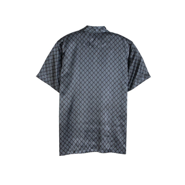 Guy Laroche ชุดนอนผ้าซาติน คอปก แขนสั้น ขายาว พิมพ์ลาย รุ่น JPP7521W4 