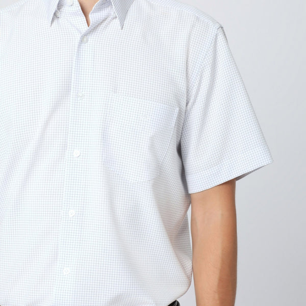 ARROW PROFREX SHIRT เบา สบาย ไม่ยับ แค่ลูบก็เรียบ - เสื้อเชิ้ต คอปก แขนสั้น ทรง SMART สีเทา MACM208 GY 