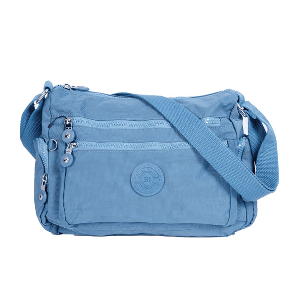 St.Andrews กระเป๋าสะพายข้างผู้หญิง รุ่น SSH0038 - สีฟ้า 