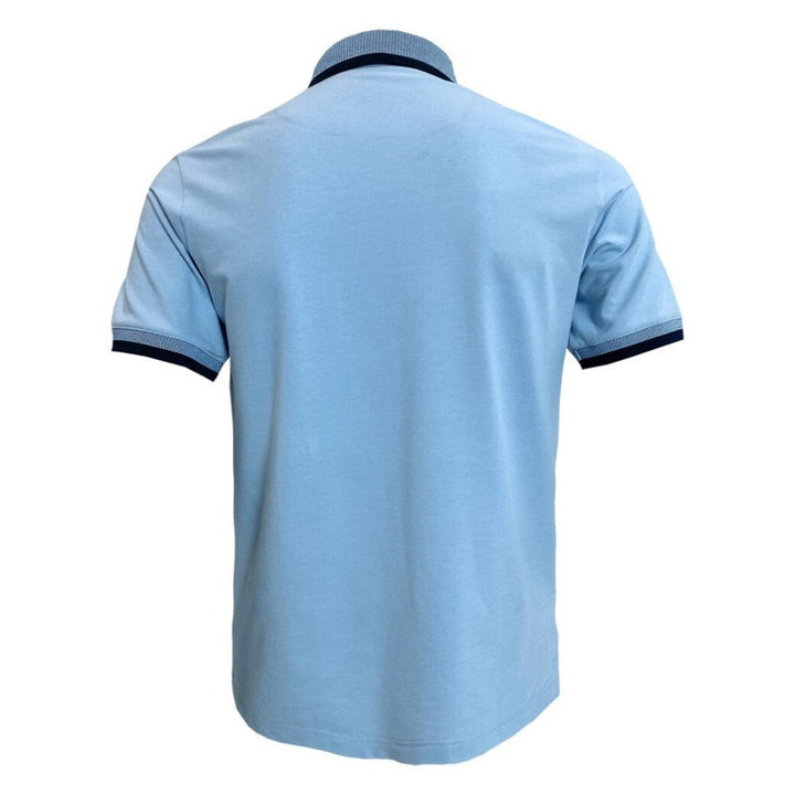Guy Laroche เสื้อโปโลแขนสั้น สีพื้น ทรง EXTRA FIT รุ่น BKL6300A5BU - สีฟ้า 