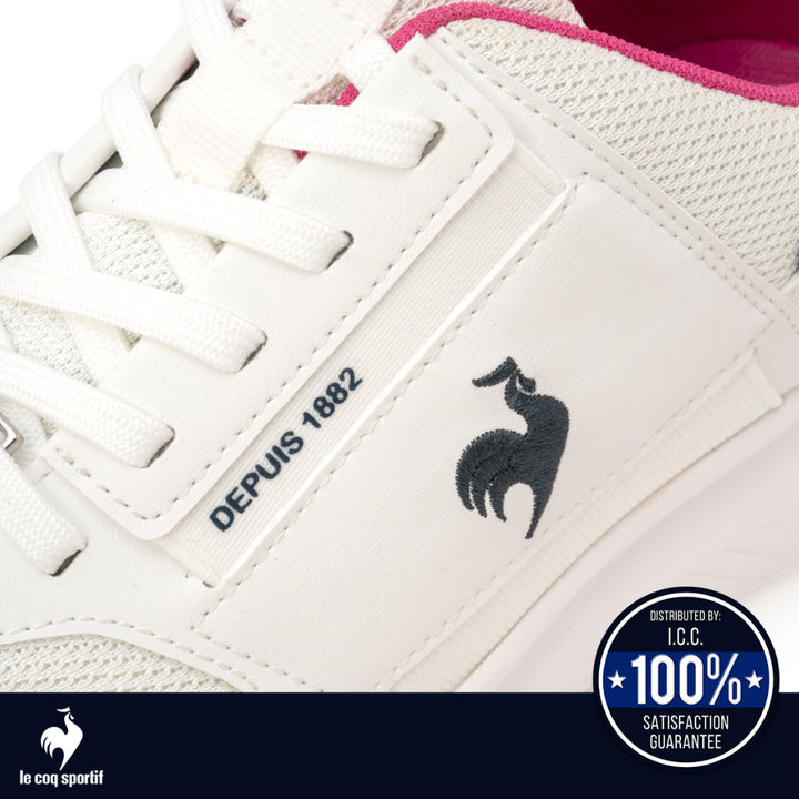 le coq sportif รองเท้าผู้หญิง รุ่น  LCS MARNE สีขาว (รองเท้าผ้าใบ, แฟชั่น, ผูกเชือก, ผ้าใบผู้หญิง) ICCSHOPPING