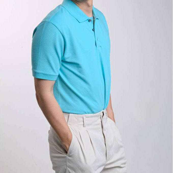 era-won เสื้อโปโลแขนสั้น ทรงสลิม Polo Shirt สี SB ICCSHOPPING