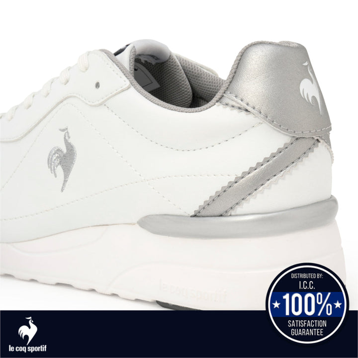 le coq sportif รองเท้าผู้หญิง รุ่น  LCS MONTPELLIER NEO LIFT สีขาว (รองเท้าผ้าใบแฟชั่น, แบบผูกเชือก) ICCSHOPPING