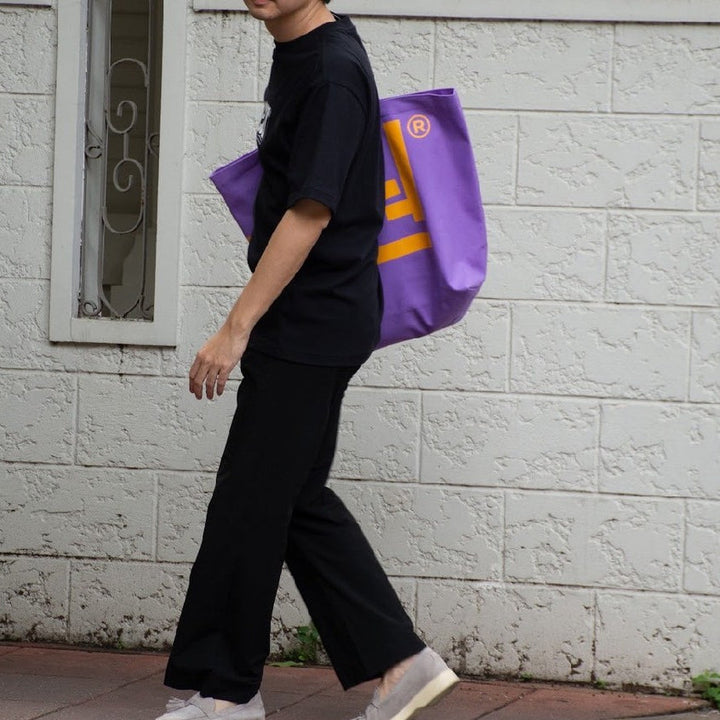 era-won กระเป๋าผ้า Jumbo tote dog (limited edition) KOREA BAG สี Purple Dog era-won