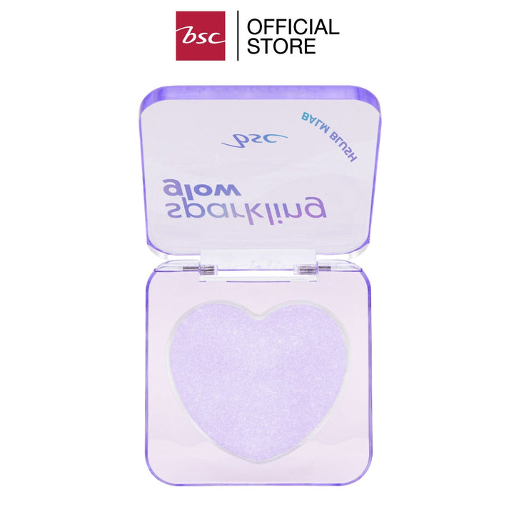 BSC SPARKLING GLOW BALM BLUSH ผลิตภัณฑ์ตกเเต่งผิวหน้า แก้ม รอบดวงตา หรือริมฝีปาก บลัชออนเนื้อเจลใส BSC Cosmetology