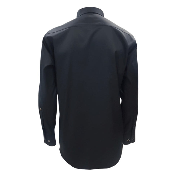Guy Laroche เสื้อเชิ้ตทำงานแขนยาวทรง REGULAR FIT เนื้อผ้า100% Cotton สีดำ 