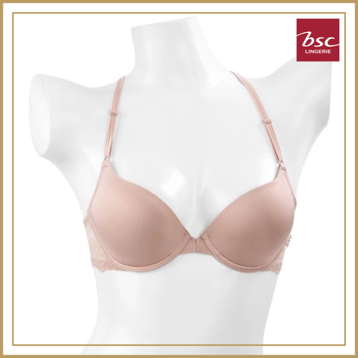 BSC Lingerie ชุดชั้นในลูกไม้เซ็กซี่ โชว์หลัง ติดตะขอหน้า มีให้เลือก 2 สี รุ่น BB6425 