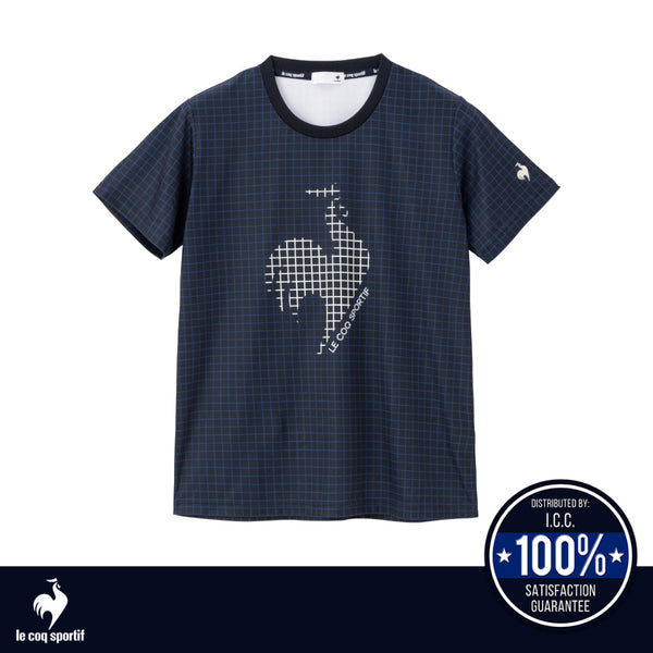 "le coq sportif เสื้อเทรนนิ่ง [Cooling] le club de LCS ผู้หญิง สีกรม (ออกกำลังกาย, เทนนิส, T-shirt) ICCSHOPPING
