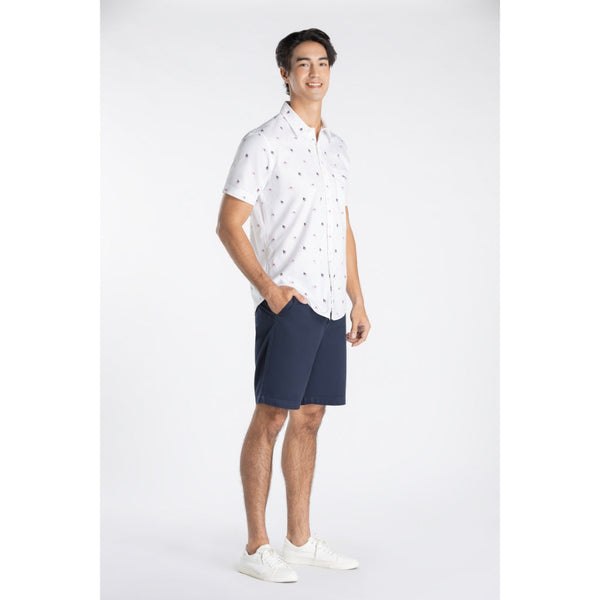 ARROW Oxford Shirt  เสื้อเชิ้ตแขนสั้น ทรง Smart สีขาว MACM612-WH ARROW
