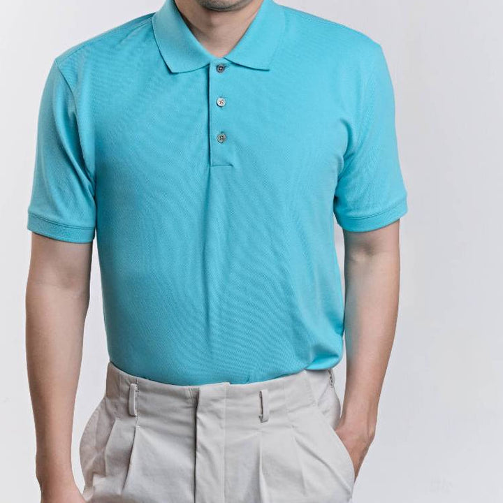 era-won เสื้อโปโลแขนสั้น ทรงสลิม Polo Shirt สี SB ICCSHOPPING