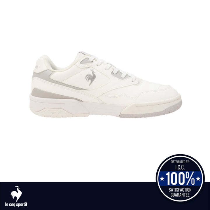 le coq sportif รองเท้าชาย-หญิง รุ่น LCS T 1100 สีขาว-เทา (รองเท้าผ้าใบ, แฟชั่น, แบบผูกเชือก, Unisex) ICCSHOPPING
