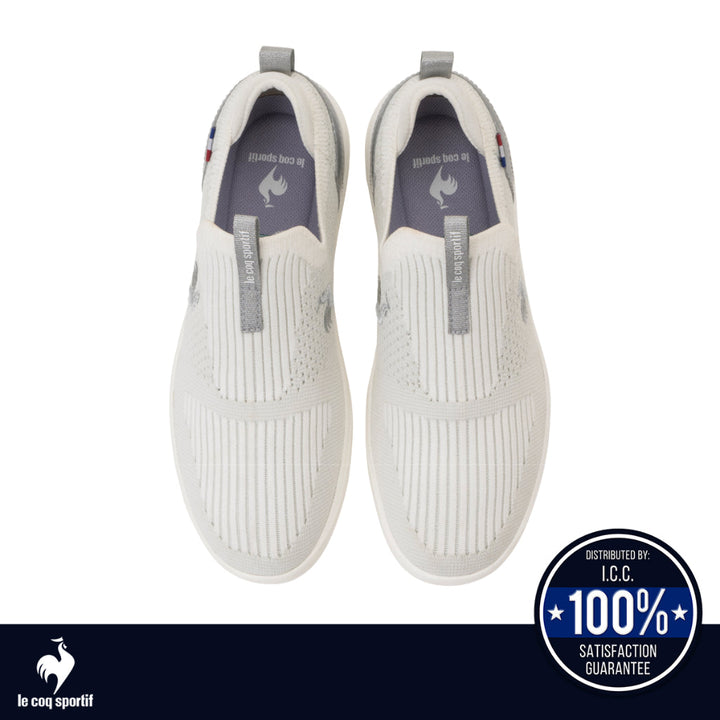 le coq sportif รองเท้าผู้หญิง รุ่น  LA RHONE  FK II สีขาว (รองเท้าผ้าใบ,แฟชั่น,สลิปออน,ผ้าใบผู้หญิง) ICCSHOPPING