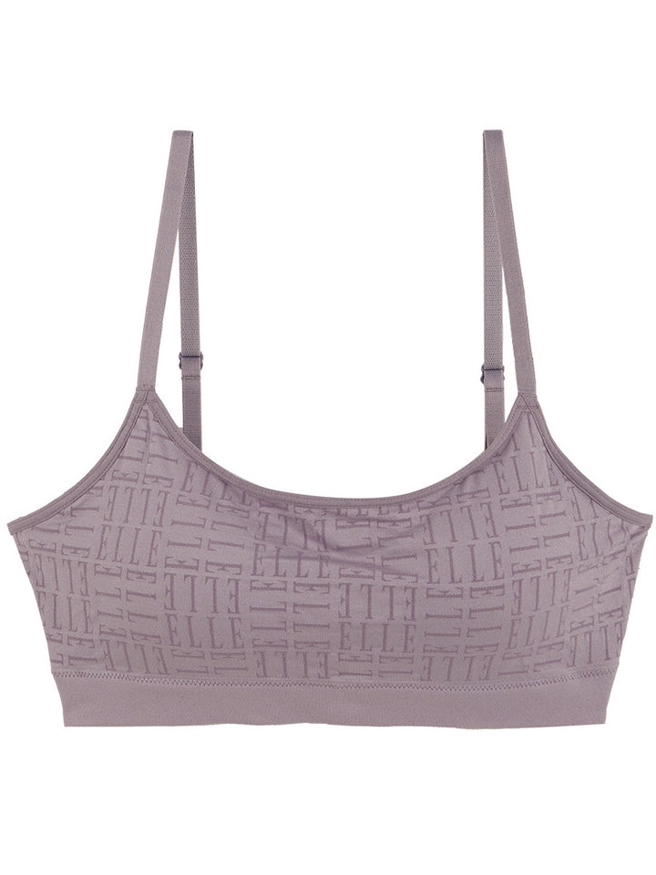 ELLE Lingerie บราเกาะอกแบบไร้รอยต่อ เสริมฟองน้ำด้านใน มีให้เลือก 3 สี รุ่น - LB8765 ICCSHOPPING