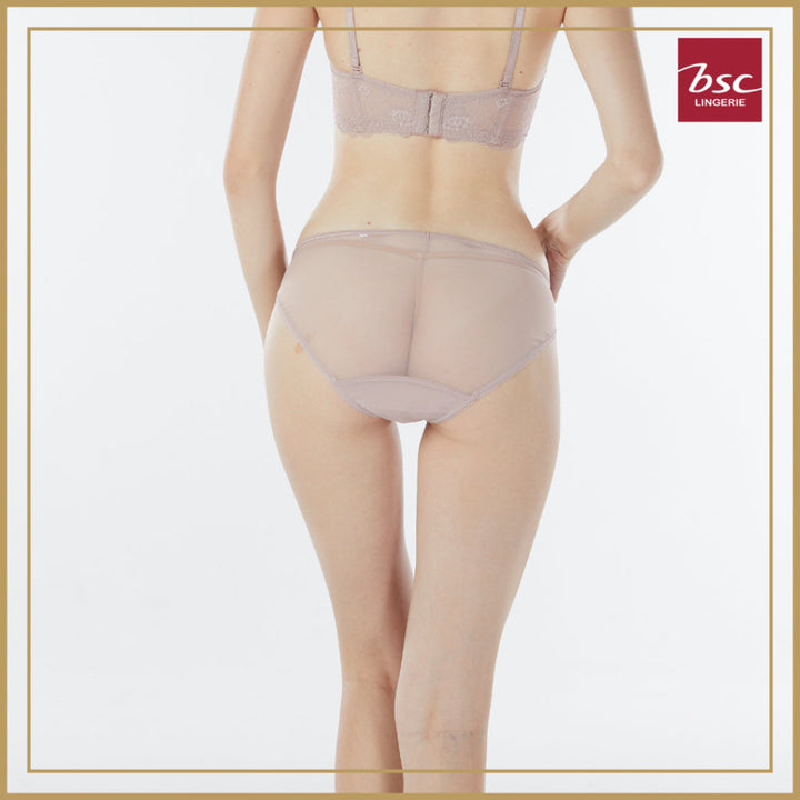 BSC Lingerie Panty กางเกงชั้นในเซ็กซี่ ลูกไม้ ซีทรู รูปเเบบ บิกินี่มีให้เลือก 4 สี - BU1618_R25