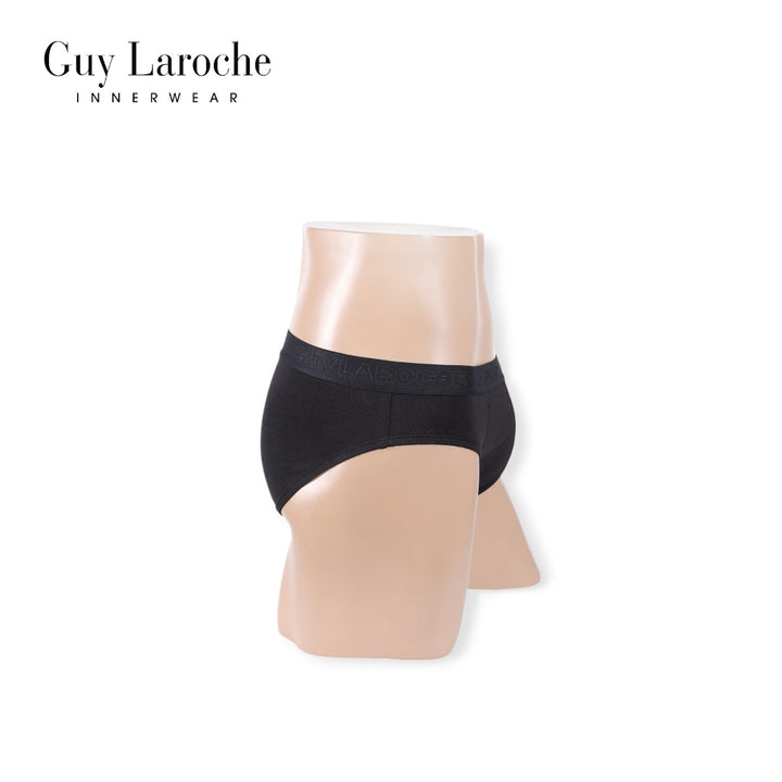 Guy Laroche กางเกงในชาย สัมผัสนุ่ม กระชับ สวมใส่สบาย แพ็ค 2 ตัว สีดำ รุ่น JUS4501R5BL 
