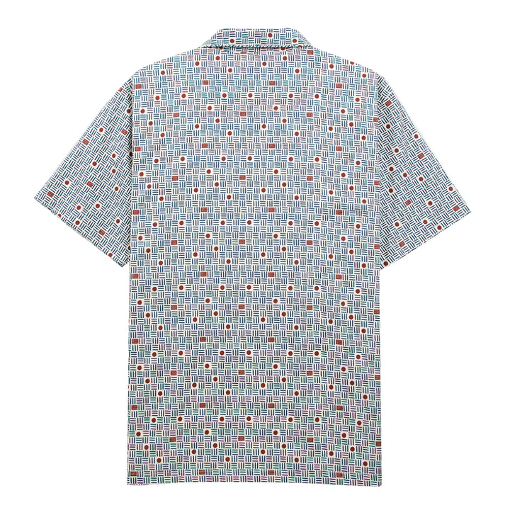 Guy Laroche ชุดนอนแขนสั้น ขายาว คอปก Cotton Print สัมผัสนุ่ม บางเบา สีครีม (JPP5971W4CR) 