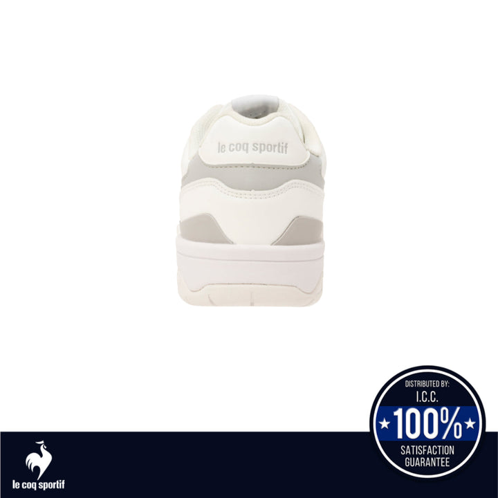 le coq sportif รองเท้าชาย-หญิง รุ่น LCS T 1100 สีขาว-เทา (รองเท้าผ้าใบ, แฟชั่น, แบบผูกเชือก, Unisex) ICCSHOPPING