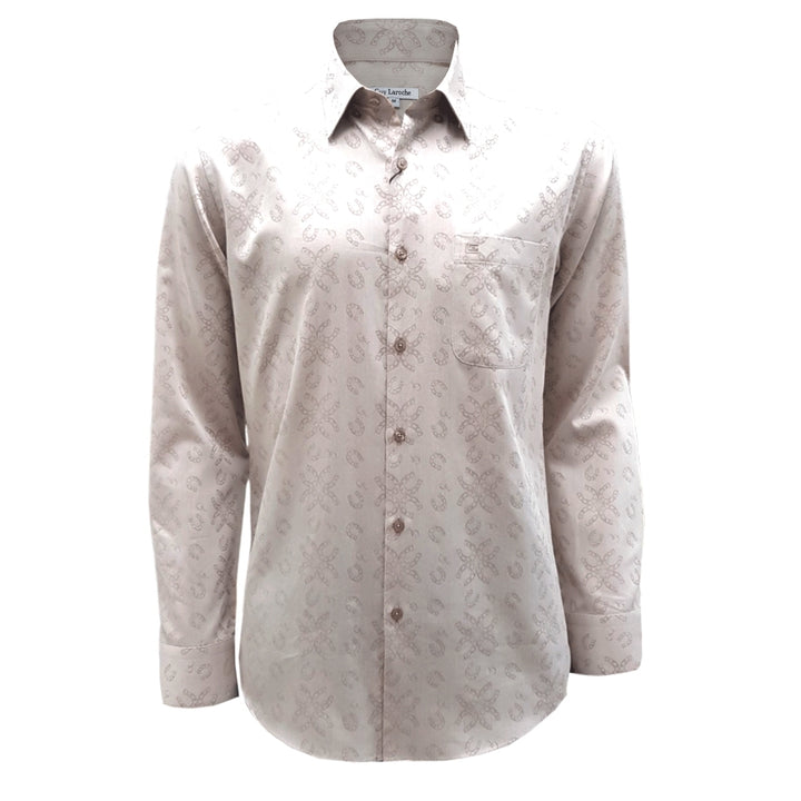 Guy Laroche เสื้อเชิ้ตทำงานแขนยาวทรง SLIM FIT เนื้อผ้า100% Cotton 