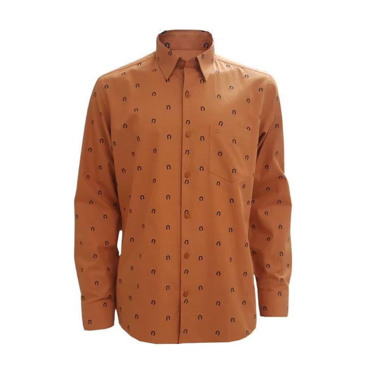 Guy Laroche เสื้อเชิ้ตทำงานแขนยาวทรง SLIM FIT  เนื้อผ้า100% Cotton 
