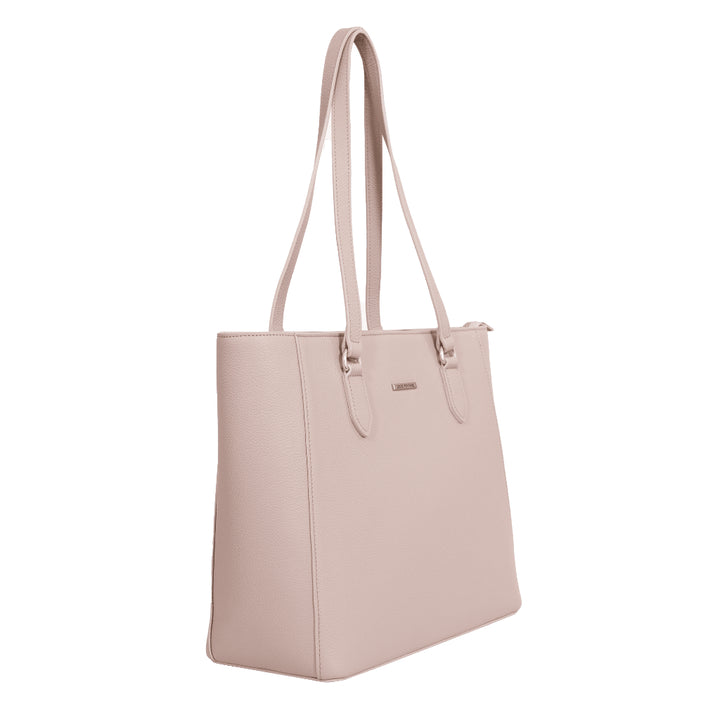 Louis Fontaine กระเป๋าสะพายไหล่ ทรง TOTE รุ่น FLARE - สีเบจ 