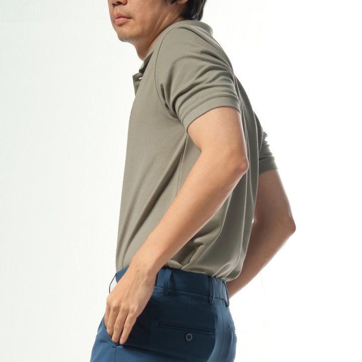 era-won เสื้อโปโลแขนสั้น ทรงสลิม Polo collection “ART TOY" สี Light Grey 