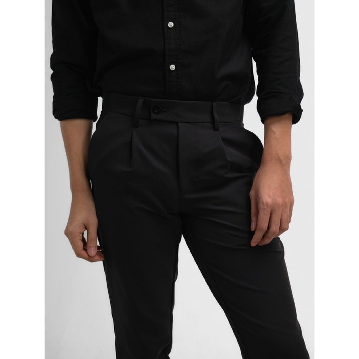 era-won กางเกงขายาว เอวยางยืด รุ่น GOLF FABRIC PANTS สี Black 