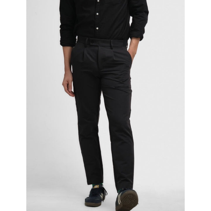 era-won กางเกงขายาว เอวยางยืด รุ่น GOLF FABRIC PANTS สี Black 