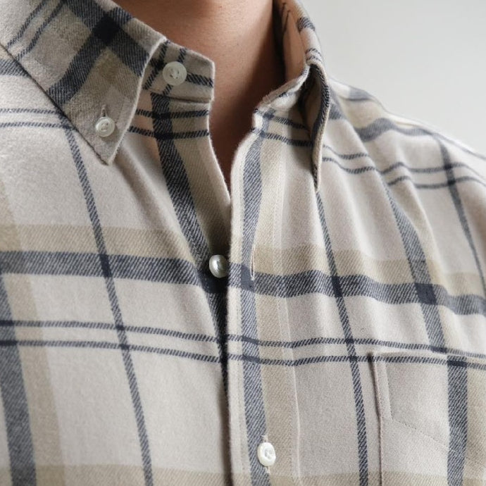 era-won Premium Quality เสื้อเชิ้ต คอปก Dress shirt Regular Shirt แขนยาว สี Oreo Smart 