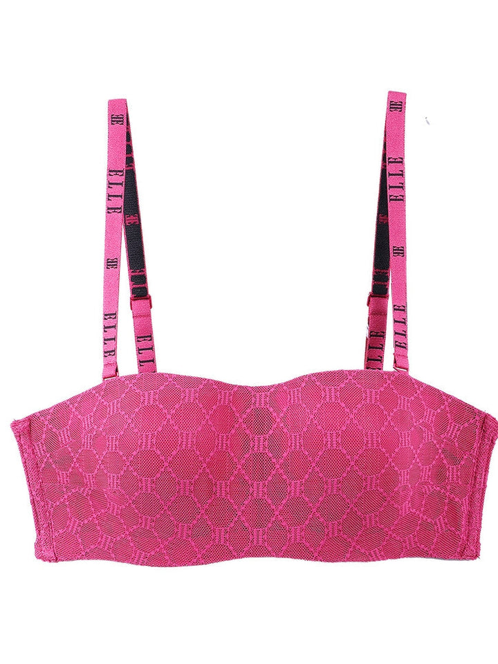 ELLE Lingerie บราเกาะอกลูกไม้ มีโครง ผ้าลูกไม้ลายLOGO ELLE มีให้เลือก 2 สี รุ่น LB8602 ICCSHOPPING