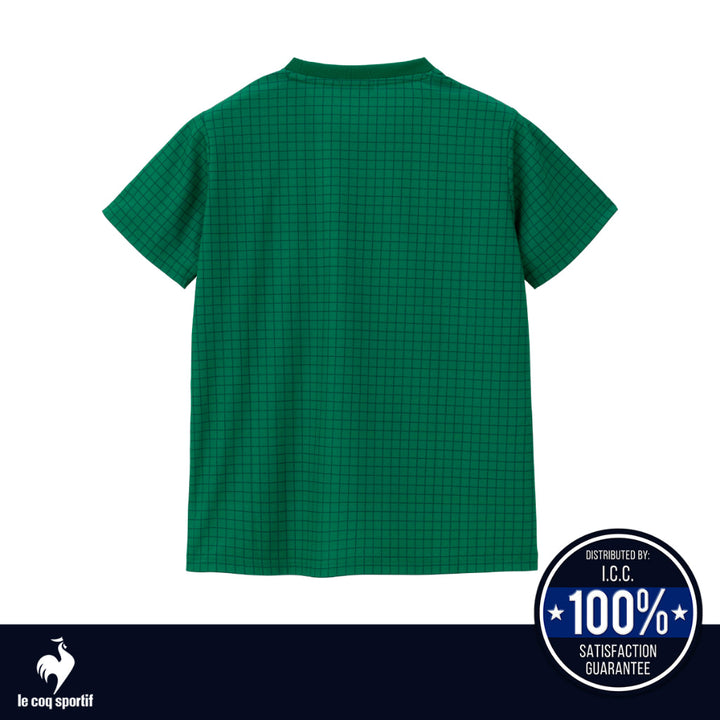 le coq sportif เสื้อเทรนนิ่ง [Cooling] le club de LCS ผู้หญิง สีเขียว (ออกกำลังกาย, เทนนิส, T-shirt) ICCSHOPPING