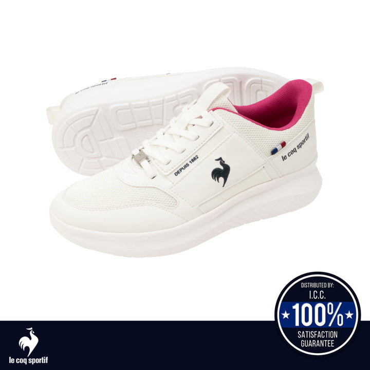 le coq sportif รองเท้าผู้หญิง รุ่น  LCS MARNE สีขาว (รองเท้าผ้าใบ, แฟชั่น, ผูกเชือก, ผ้าใบผู้หญิง) ICCSHOPPING