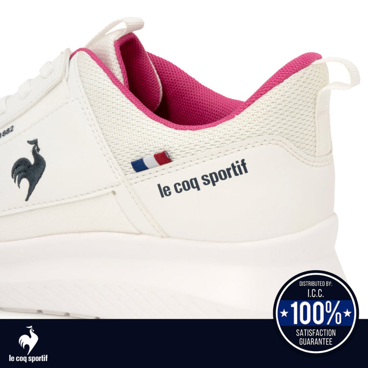 le coq sportif รองเท้าผู้หญิง รุ่น  LCS MARNE สีขาว (รองเท้าผ้าใบ, แฟชั่น, ผูกเชือก, ผ้าใบผู้หญิง) ICCSHOPPING