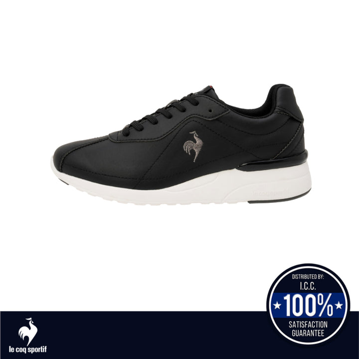 le coq sportif รองเท้าผู้หญิง รุ่น  LCS MONTPELLIER NEO LIFT สีดำ (รองเท้าผ้าใบแฟชั่น, แบบผูกเชือก) ICCSHOPPING
