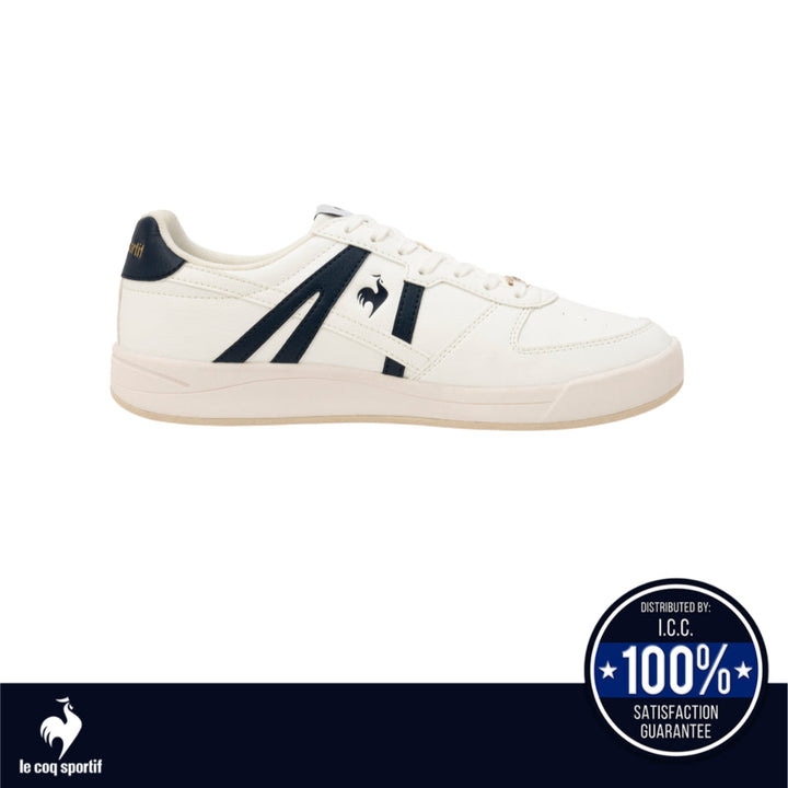 le coq sportif รองเท้าชาย-หญิง รุ่น LCS GRAND EST CL CLASSIC สีขาว-กรม (รองเท้าผ้าใบแฟชั่น) ICCSHOPPING