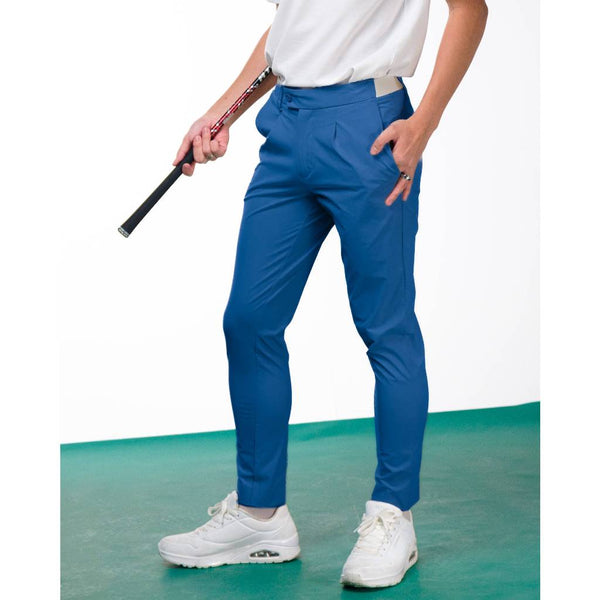 era-won กางเกงขายาว เอวยางยืด รุ่น GOLF FABRIC PANTS สี Blue 
